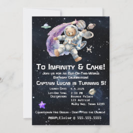 O Convite de Aniversário do Teddy Bear, Pensado no