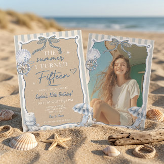 O Convite de Aniversário do Verão em que Fiz Quinz