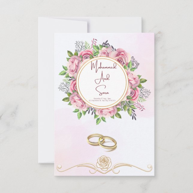 O Convite de Casamento (Frente)