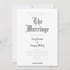 O Convite De Casamento De Letras Casamentos