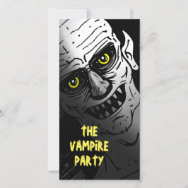 O Convite de Halloween da Festa de Vampiros