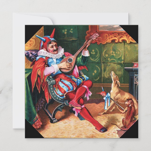 O Convite de Jester Favorito do Rei (Frente)