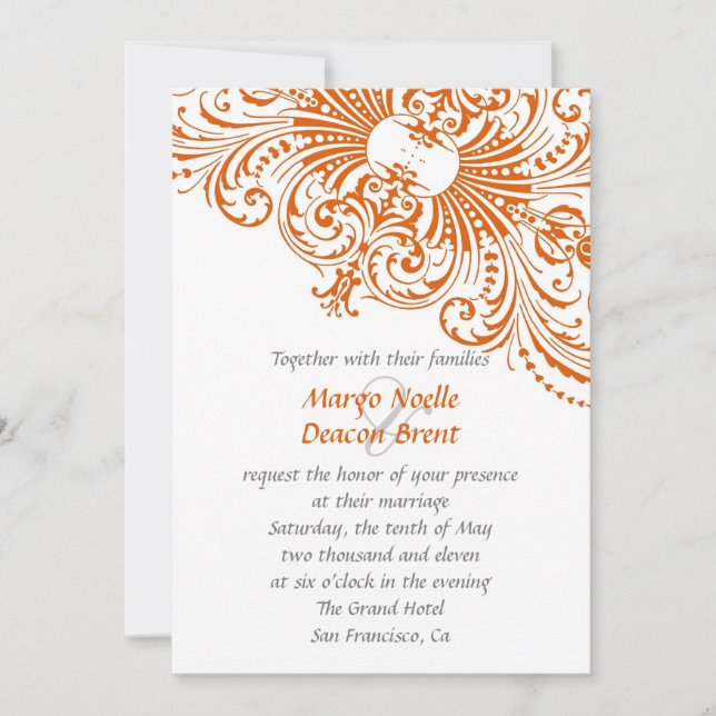 O convite de Scarlette (Frente)