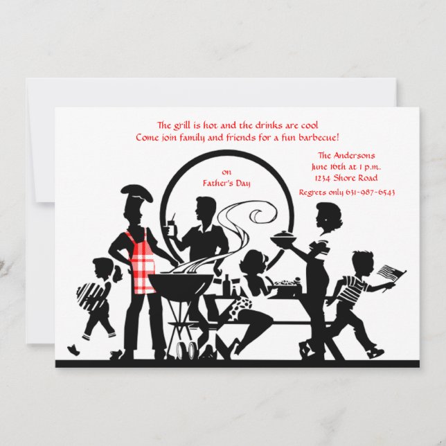 O Convite do Churrasco (Frente)