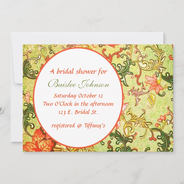 O Convite do Jardim Baislee (Frente)