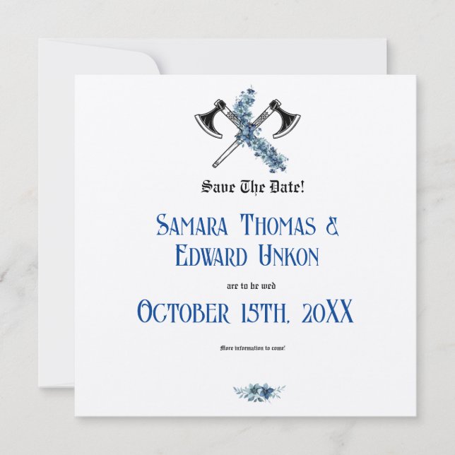 O Convite do Viking Elegante (Frente)