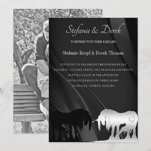 O convite Mystical do casamento do unicórnio