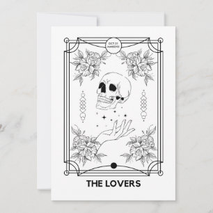 O Convite Para Casamento De Tarot Dos Amantes
