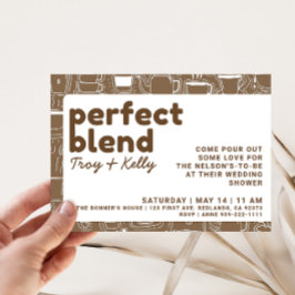 O Convite Perfeito Para O Chá De Café De Mistura
