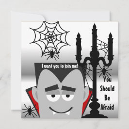 O Convite Personalizado de Contagem para Halloween