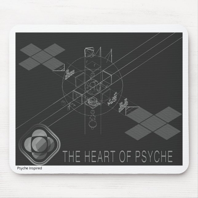 O coração da psique Mousepad (Frente)