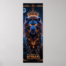 O Coração de um Poster Rei - Leão Cibernético Bril