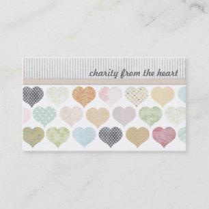 O coração desfaz-se de cartões de visitas