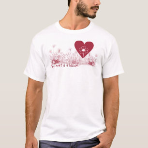 O Coração é uma Camisa de Flor Selvagem de Sangue