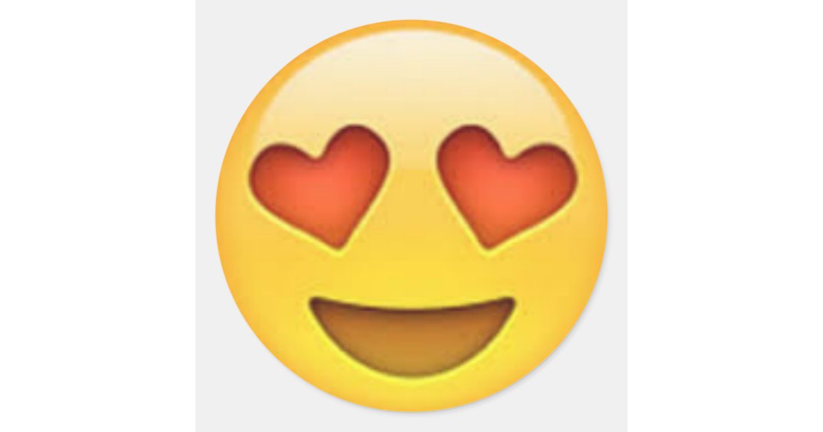 O coraç u00e3o eyes a etiqueta de Emoji Adesivo Zazzle Armario Keter De Plástico Con Cerradura ~ O coraç u00e3o eyes a etiqueta de Emoji Adesivo Zazzle