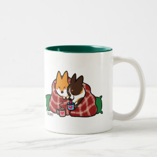 O Corgi Snuggles a caneca CorgiThings