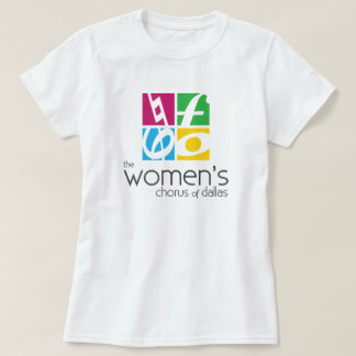 O coro feminino do logotipo T-Shirt Dallas