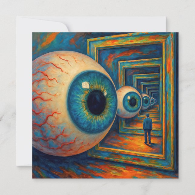 "O Corredor de Ver" - Um Retrato Surreal (Frente)