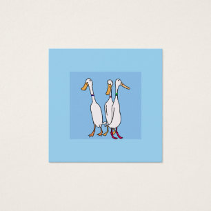 O corredor ducks patos bonitos dos desenhos