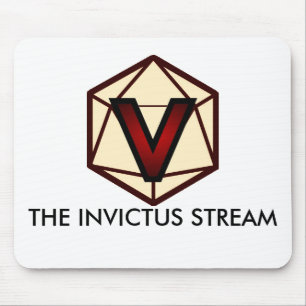 O córrego Mousepad de INVICTUS