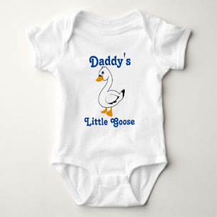 O costume pequeno do ganso caçoa a camisa - texto