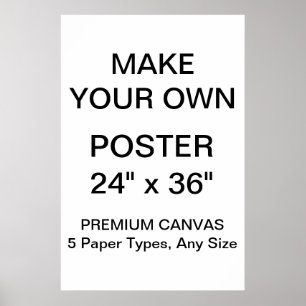 O costume personalizou 24"" poster superior das