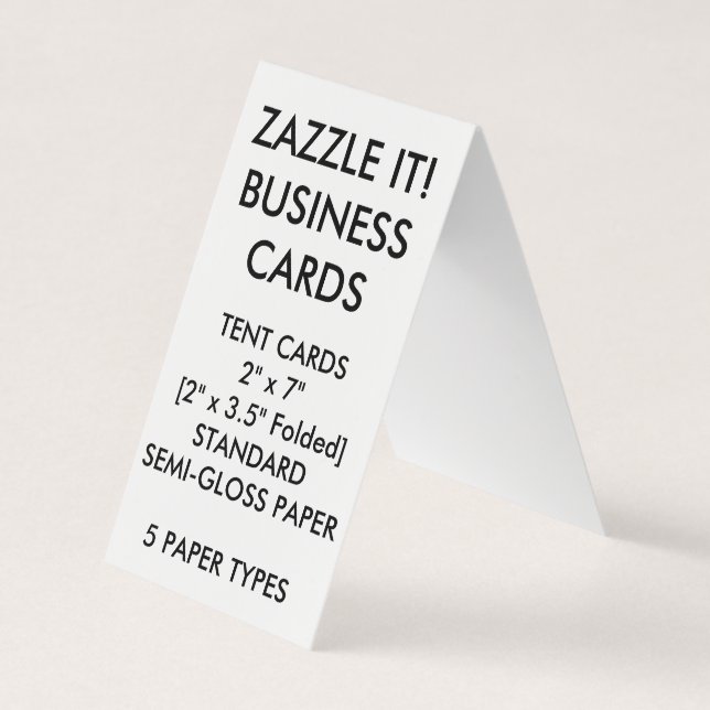 O costume personalizou cartões de visitas dobrados (Frente)