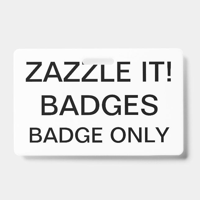 O costume personalizou o modelo vazio do CRACHÁ (Frente)