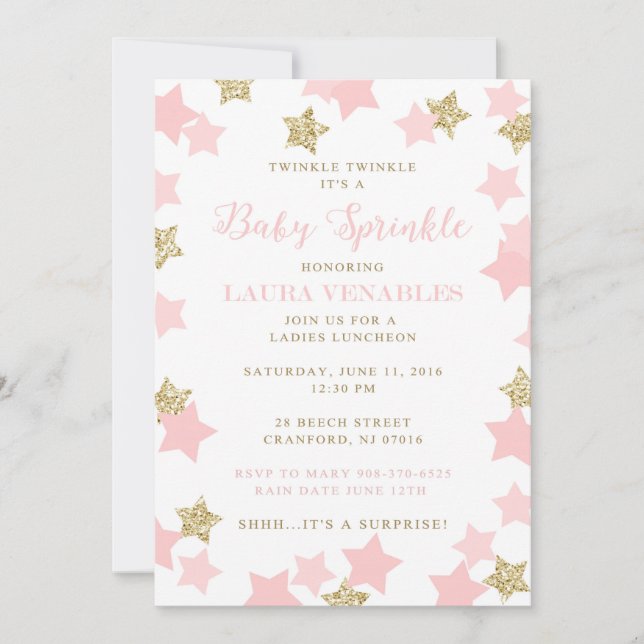 O costume polvilha o convite para Mary (Frente)