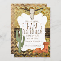 O Cowboy Pensou Que Era Convite De Aniversário