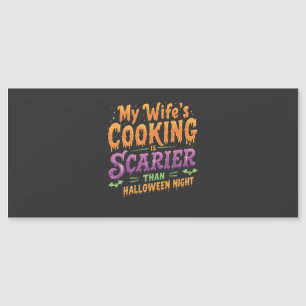 O cozimento da minha esposa é mais assustador que 