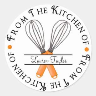 O cozimento personalizado Whisk etiquetas da