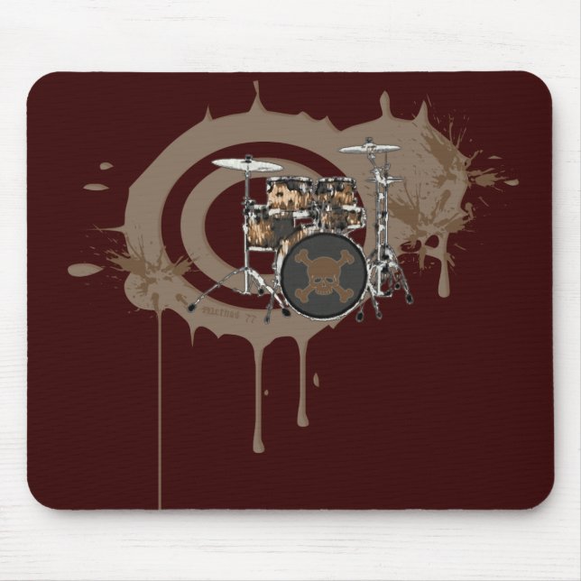 O crânio rufa Mousepad (Frente)