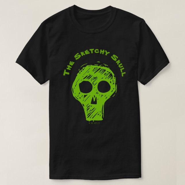 O CRÂNIO - T-Shirt (Frente do Design)