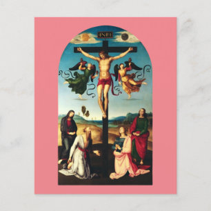 O Cristo Crucificado com a Virgem Maria