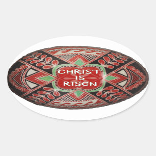 O "cristo é" etiqueta aumentada de