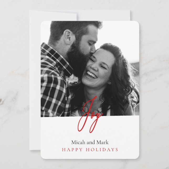 O Cristo Joy é o Cartão de Férias de Natal de Nasc (Frente)