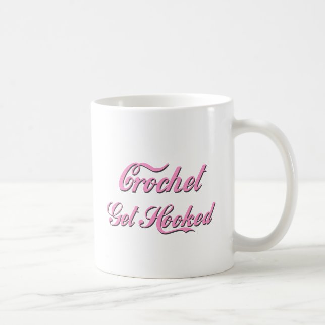 O Crochet obtem a caneca de café enganchada (Direita)
