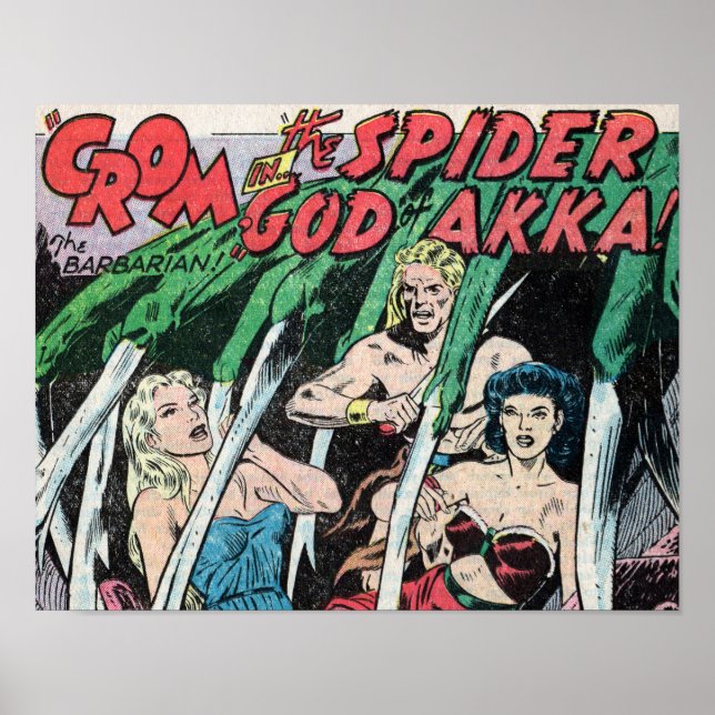 O Crom e o Cavaleiro Deus do AKKA Art Impressão nº (Frente)