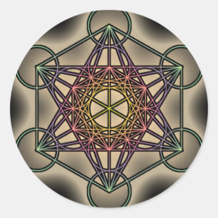 O cubo 2 de Metratron - etiqueta