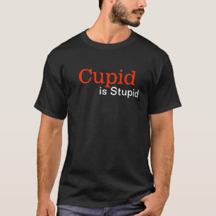 O Cupido do gótico é anti t-shirt estúpido do d