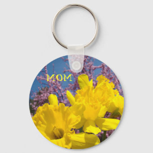 O Daffodil amarelo dos presentes do chaveiro da