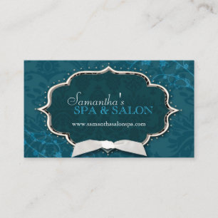 O damasco roda cartões de visitas da terapia da