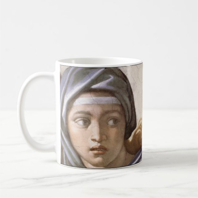 O Delphic Sibyl na caneca detalhada (Esquerda)