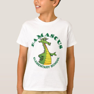 O DES caçoa o t-shirt do logotipo