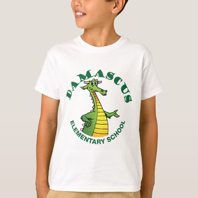 O DES caçoa o t-shirt do logotipo (Frente)