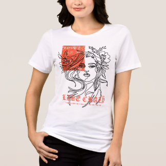 O design da camiseta é uma bela arte