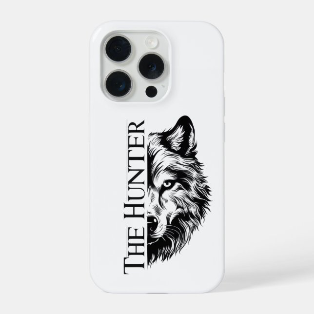 O Design da Capa de Telefone Hunter Wolf (Verso)