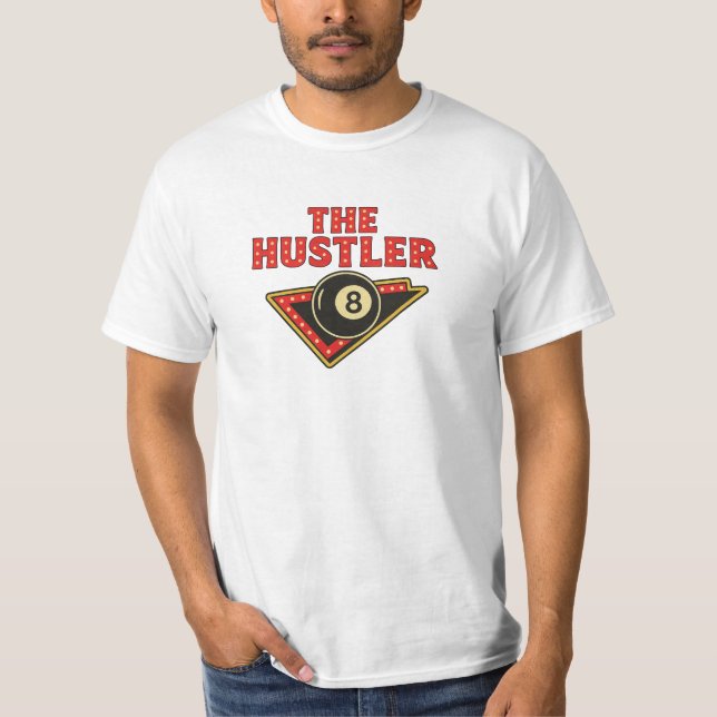 O Design do Hustler Billiards T-Shirt (Frente)