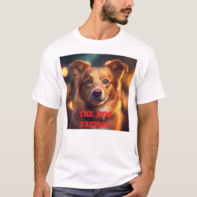 O design do pai do cachorro T-shirt (Frente)